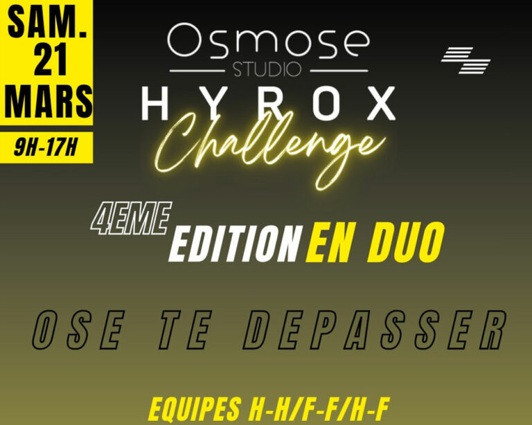 Challenge HYROX Osmose studio