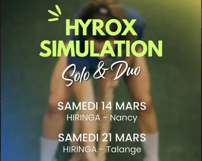 Hyrox simulation - Nancy